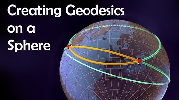 Creating Geodesics on a Sphere