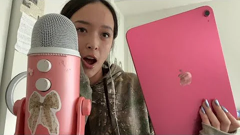 ASMR unboxing pink 10th gen iPad! (Uni plans)