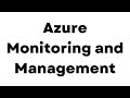 Azure Monitoring and Management Interview Question and Answers