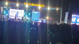 Shatta wale performed God Is Here at Nkrumahfest. @Shattawalegh is indeed a Demi god. #shattawale 