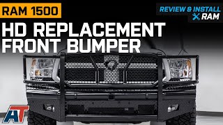 2013-2018 RAM 1500 HD Replacement Front Bumper Review & Install