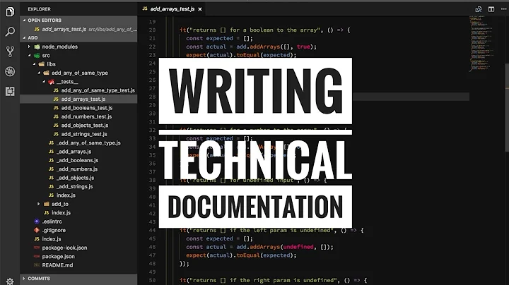 Writing technical documentation