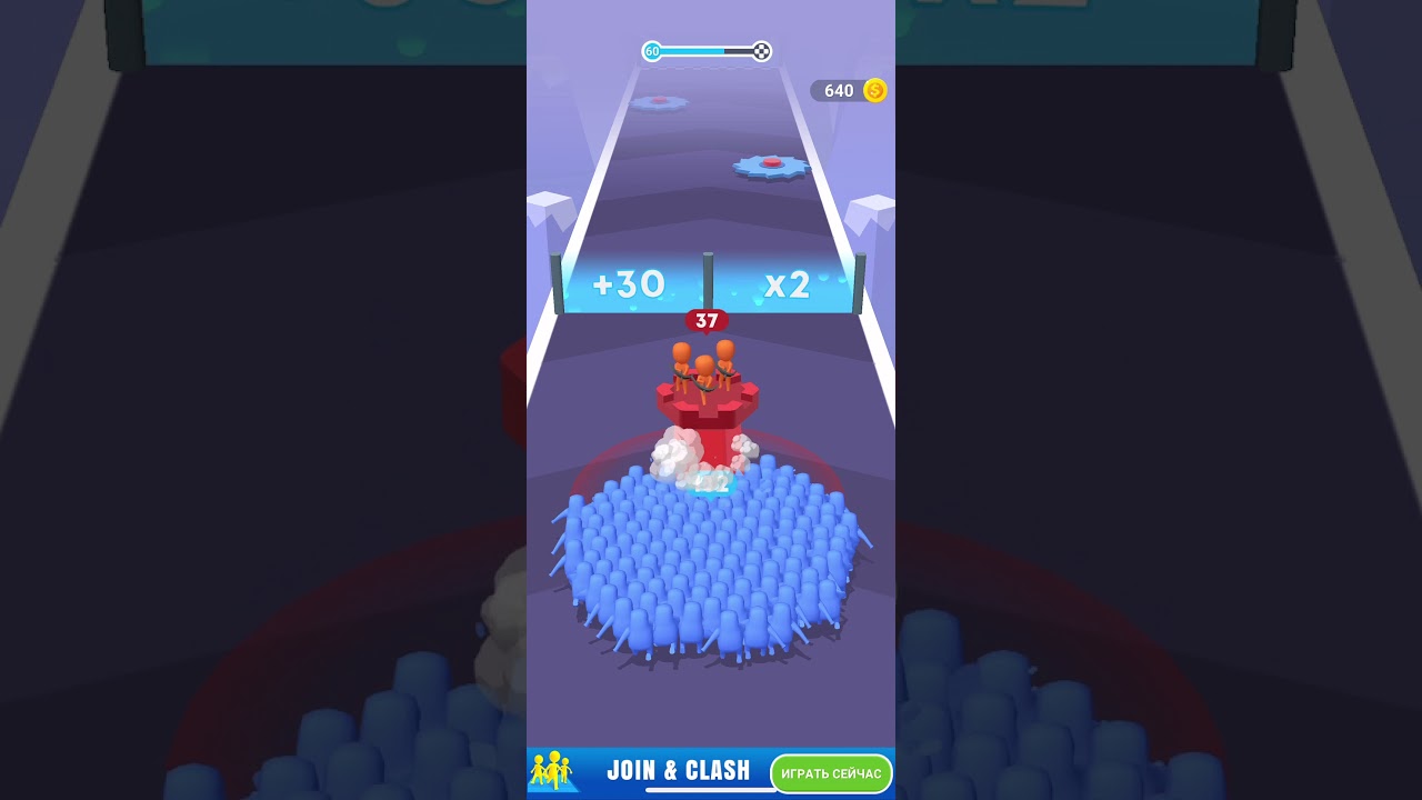 Count Masters Stickman Clash for IOS Android All levels, gameplay trailer, level 60 AHSBDB