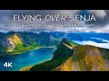 Flying over Senja: Aerial Scenes from Norway's Senja Island with Relaxing Music (4K UHD Drone Film)