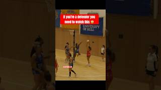 Netball Defenders need to watch this 👀 Geva Mentor the #goat  🐐 #netballdefence #netball #mentor