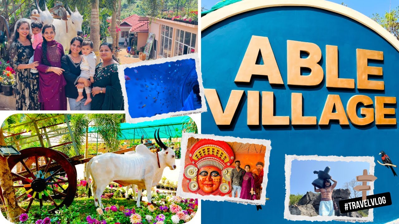 🌴ABLE VILLAGE🌴|🐪🍃New Agri-Farm Tourist Centre🦥🦜& Adventure Park Near Parassinikadavu⛲️✨