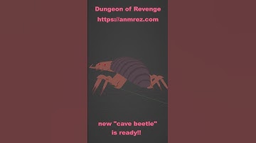 New cave beetle #indie #indiegame #gamedev