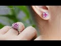 DIY tiny stud earrings and ring. Easy to make beaded jewelry