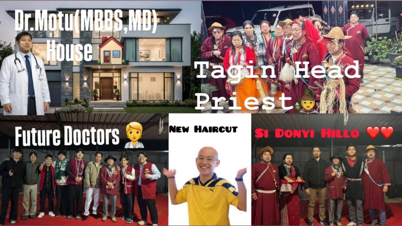 Dream House🏠😱ll SI DONYI HILLO❤️🤍ll New Haircut 🧑‍🦲 ll Arunachal Pradesh 📍||