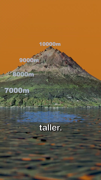 Mount Everest is NOT the tallest mountain in the world
