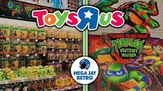 TMNT Mutant Mayhem Display at Toys R Us - Mega Jay Retro Action Figure Toy Hunt Marvel DC Multiverse