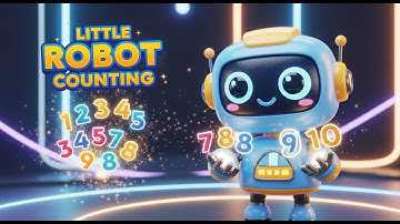 Little Robot Counting | Learn Numbers Cute Robot | Fun Counting Song for Kids | Toon Beats Studio