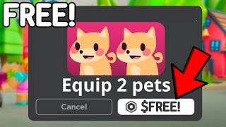 Exclusive Get Adopt Me Pets Plus For Free! How To Equip 2 Pets Information