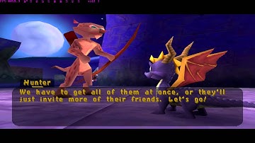 Spyro 2 HD 100% Part 27: Fracture Hills (2/2) - The Alchemist and Earthshaper bash
