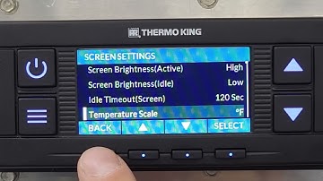 TriPac 3 Driver Operations: HMI Navigation Using Main Menu