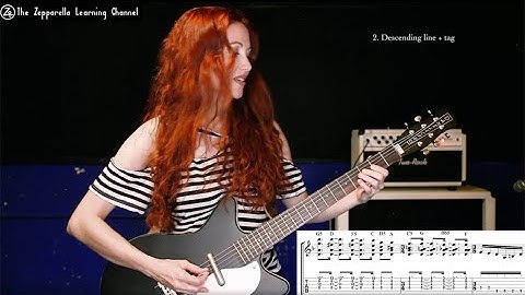 Kashmir guitar lesson - The Riffs: DADGAD and Polymeter. 1 of 3. Gretchen Menn for ZLC.