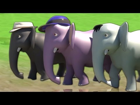 Ek Mota Hathi | 3D Rhymes In Hindi | Hindi Balgeet & Rhymes | Hindi Nursery Rhymes | एक मोटा हाथी