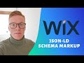 How To Add JSON-LD Schema Markup On Wix - Advanced Wix SEO (PART 6)
