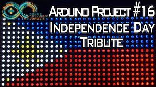 Arduino Project #16 | Philippine Independence Day Tribute [Daisychained 8x8 RGB LED Matrix]