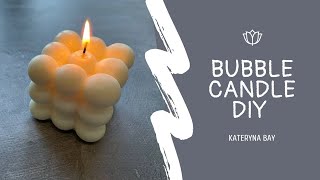 : Bubble Candle DIY I How to make the perfect bubble candle