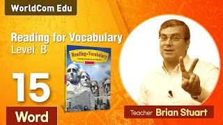 Reading for Vocabulary WORD | Level B | Lesson 15 |  Brian Stuart I ( Learn English )