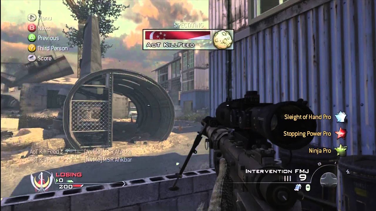 All KillFeed vs. Snipin Ahkbar 2-0 (Game 1)