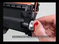 How to clear the error message"replace toner" "toner low" and "toner out" for TN760 TN730