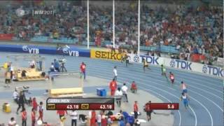 Oscar Pistorius, 400 m, Semi-Final heat 3, 46.19 s, Daegu, 2011 IAAF World Championships Athletics