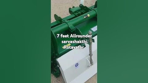 7 feet Allrounder sarvashakthi Rotavator 32 blades LJF Blade