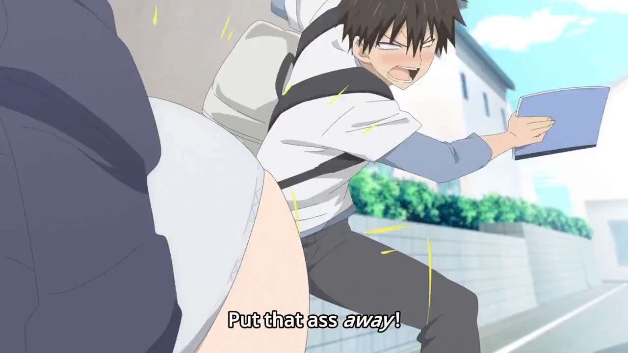 Shinichi hit Hana's butt because her butt is too sexy [ Uzaki-chan Wants to Hang Out! Double ]