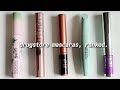 RANKING DRUGSTORE MASCARAS // which is #1, which is overhyped, CLOSEUPS + WEAR TESTS