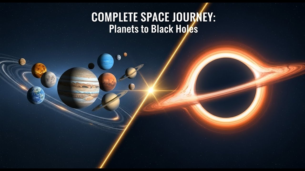 Black Holes vs All 8 Planets The Most Mind Blowing Space Documentary You'll Ever Watch