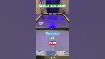 Sawblaze vs Duck .. Knockout .. Hexbug Battlebots  #hexbugbattlebots #hexbugvideos #battlebots