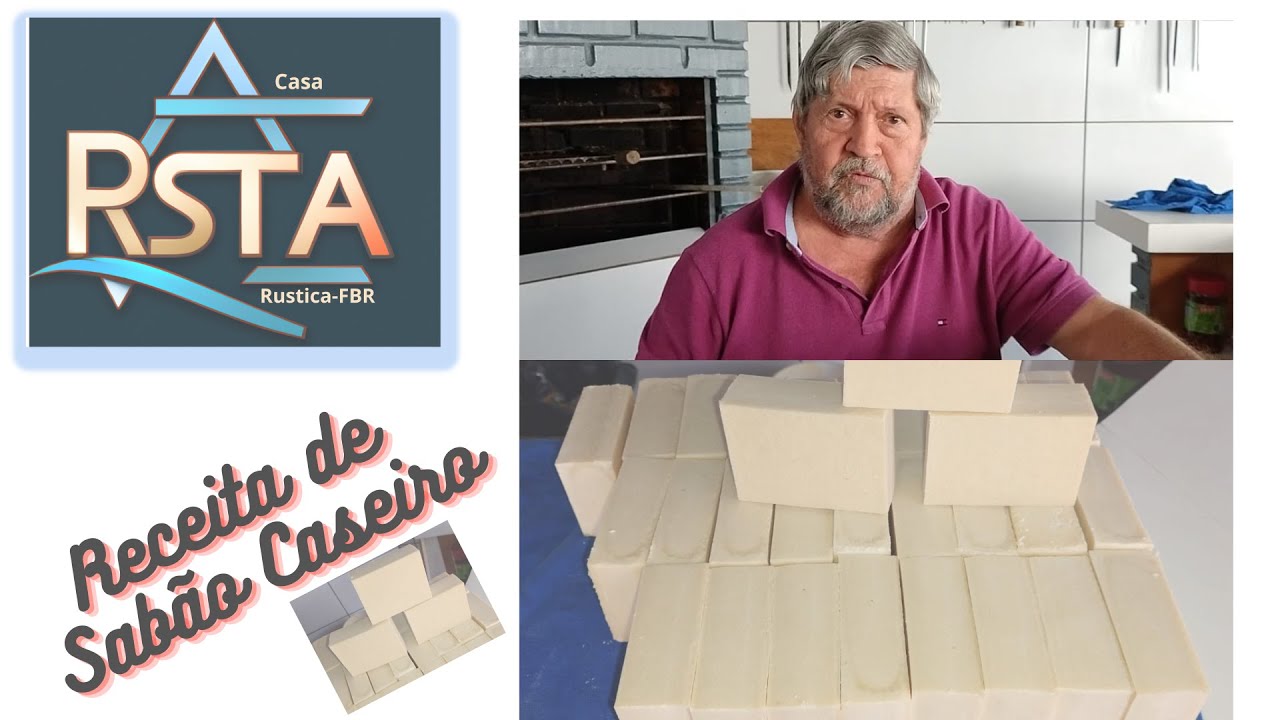 Sabão caseiro sustentável: Aprenda com o velhinho do Casa Rústica!