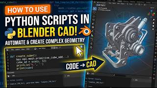 Using Python In Blender.