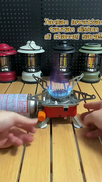 Kompor Camping Lipat 2024: Ringkas & Praktis! #shorts