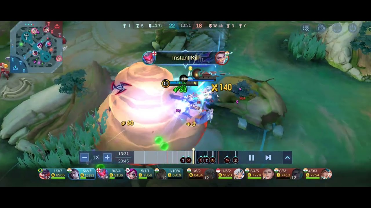 Claude gameplay | hard luck #mlbb #needteamforesports #s8ul #godlike #revenent #goldlaner