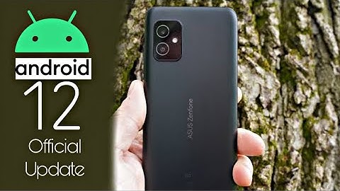 Asus Zenfone 8 Android 12 Update