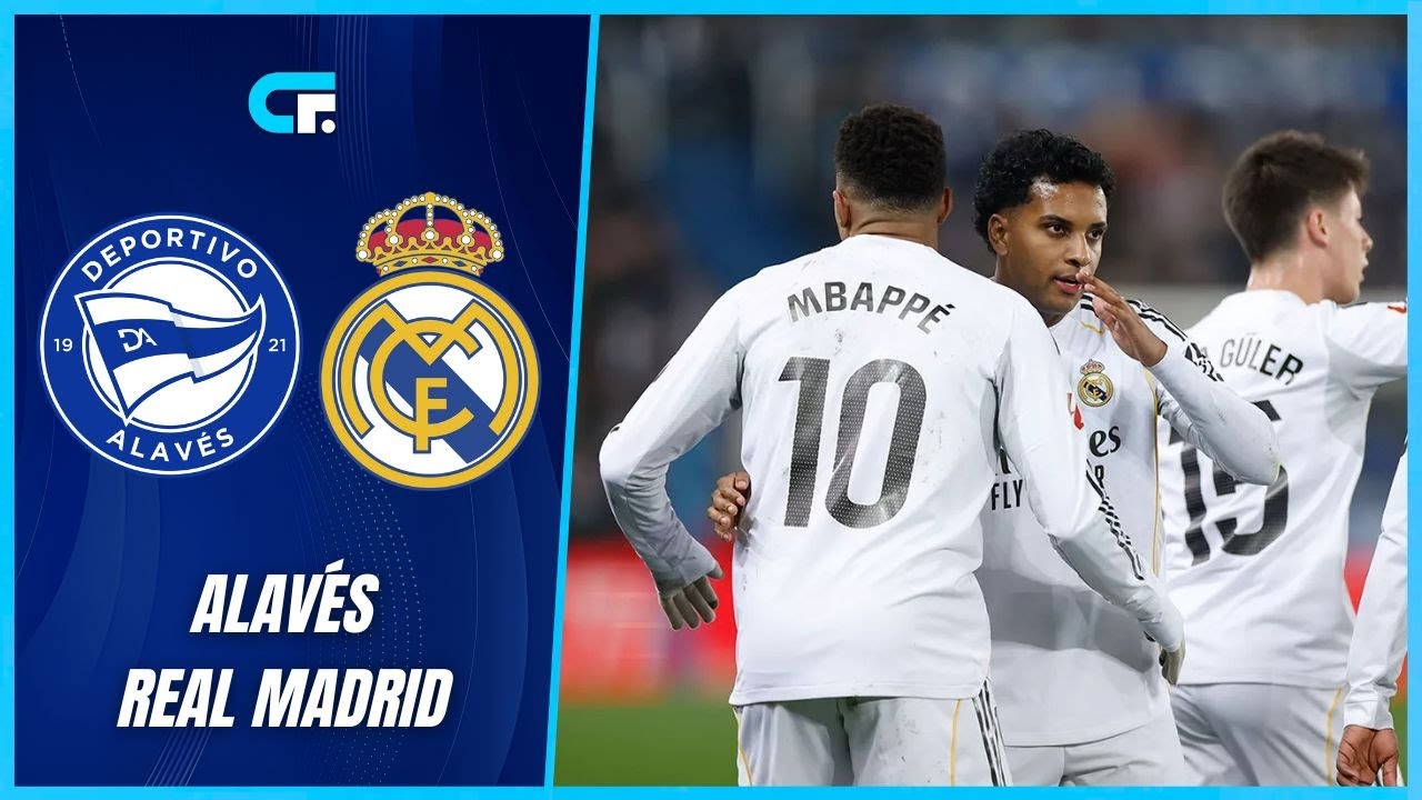 REAL MADRID se IMPUSO 2-1 al ALAVÉS por la LIGA de ESPAÑA - YouTube