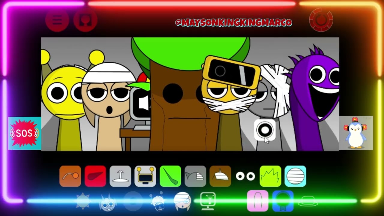 Sprunki is injured! PHASE 6. That doesnt stop them from playing some beats!