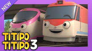 TITIPO S3 EP6 Titipo and Genie's Joint Operation l Train Cartoons For Kids | Titipo the Little Train