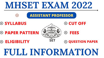 |mh set exam pattern 2022| set exam syllabus for goa|mh set cut off 2021| assistant professor|