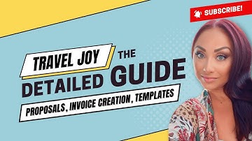 Travel Joy: 3-in-1 Proposals, Invoice Creation, Template Editing and more..