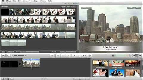iMovie Tutorial: Add Titles
