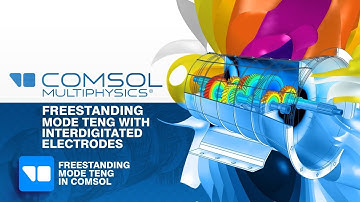Freestanding Mode TENG with Interdigitated Electrodes in COMSOL Multiphysics: Tutorial 14