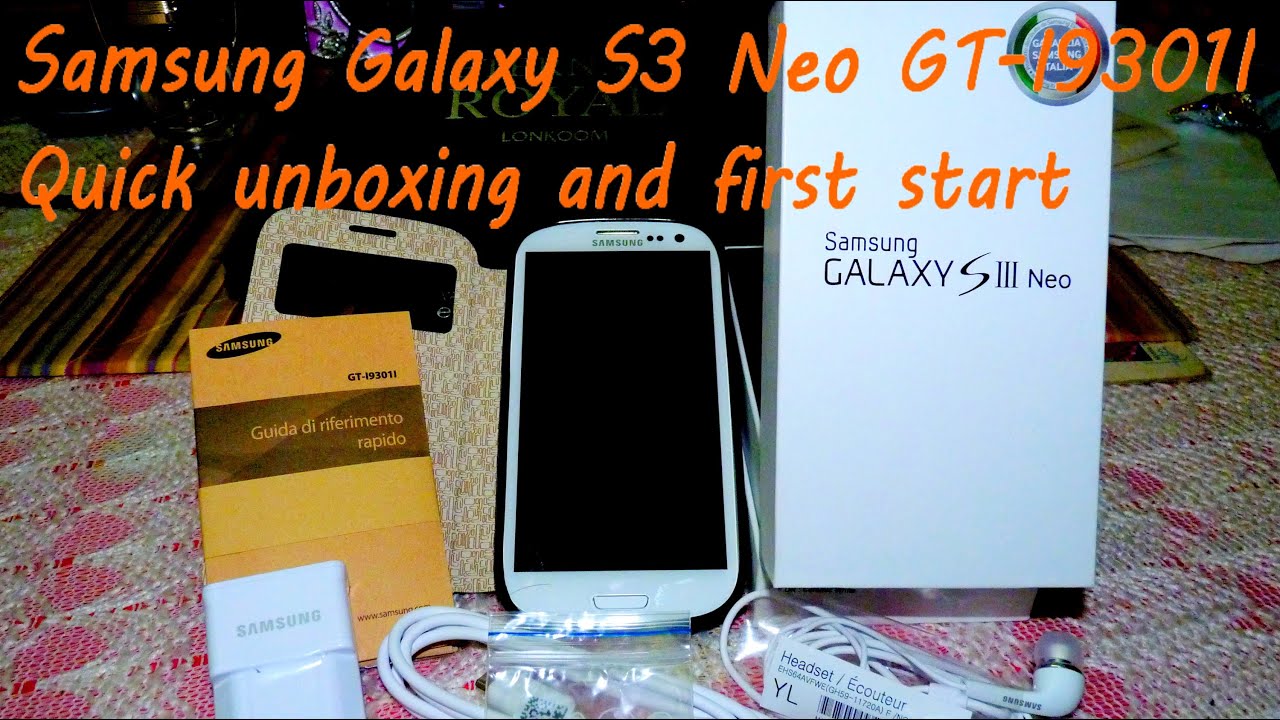 Samsung Galaxy S3 Neo Otg Support Or Not Samsung Galaxy S3 Neo unboxing and first boot - YouTube