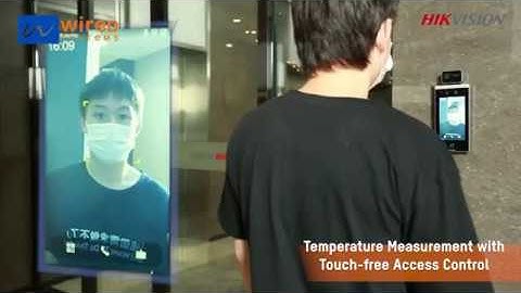 Hikvision DS-K1TA70MI-T face recognition terminal with temperature screening