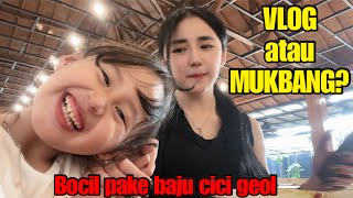 Download lagu Vlog or MUKBANG⁉️bocil wearing Cici Geol clothes