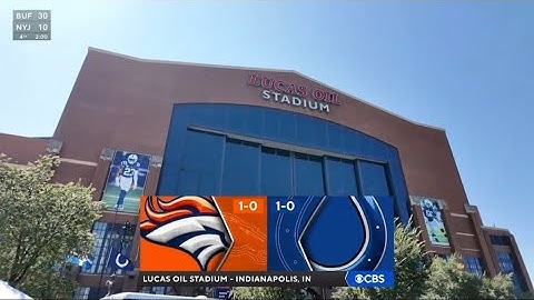 NFL on CBS: Broncos vs Colts | week 2 (2025) opening 